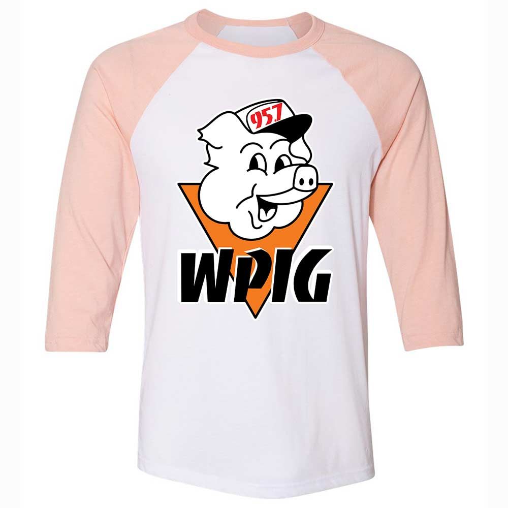 Wpig 95.7 Radio Station - White/Heather Peach - 5