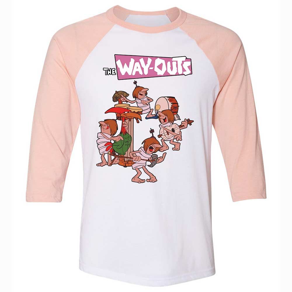 The Way-Outs Groovy 60's - White/Heather Peach - 5