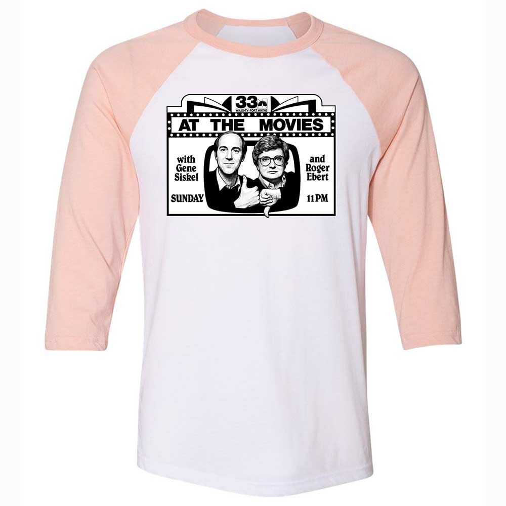 Unisex 3/4 Baseball Tee - RUYAHX79 - White/Heather Peach - 5