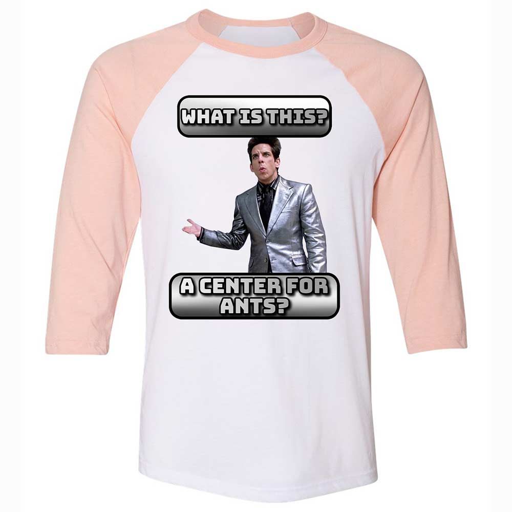Unisex 3/4 Baseball Tee - 6YZ82BE2 - White/Heather Peach - 5