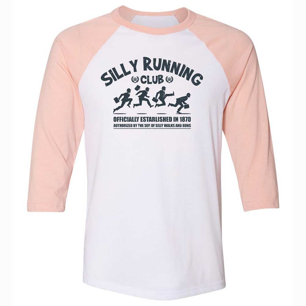 Unisex 3/4 Baseball Tee - UEPZ54AP - White/Heather Peach - 5