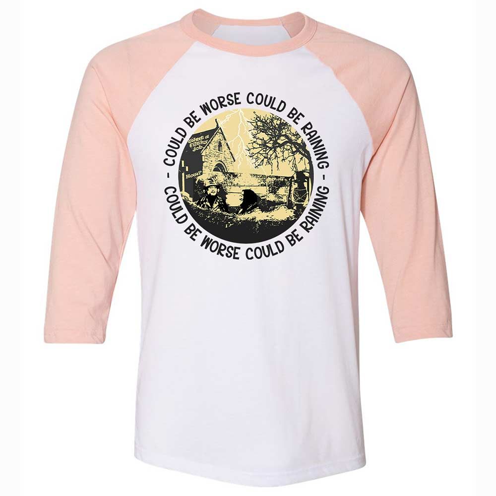 Could be worse - White/Heather Peach - 5