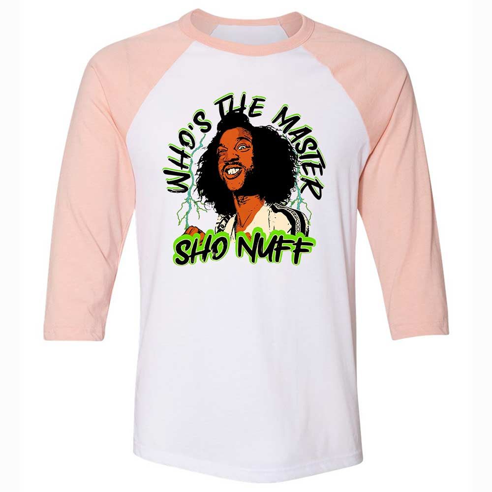 Unisex 3/4 Baseball Tee - V76W9STF - White/Heather Peach - 5