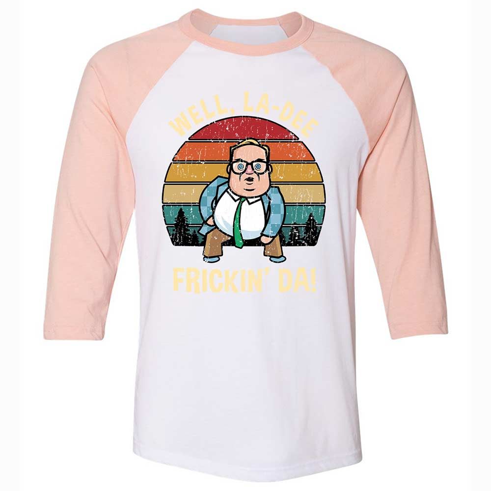 La-Dee-Frickin-Da - White/Heather Peach - 5