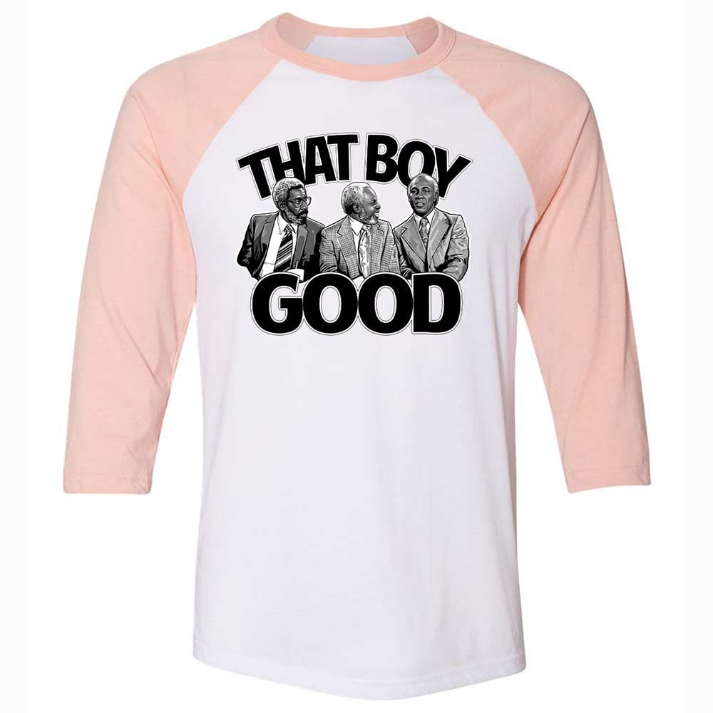 That boy good - White/Heather Peach - 5