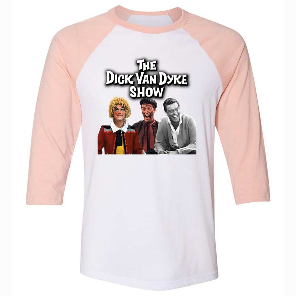 Unisex 3/4 Baseball Tee - K7AARAG8 - White/Heather Peach - 5