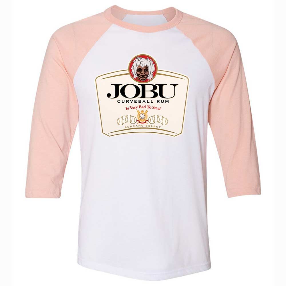 Unisex 3/4 Baseball Tee - 6XR5SKP3 - White/Heather Peach - 5