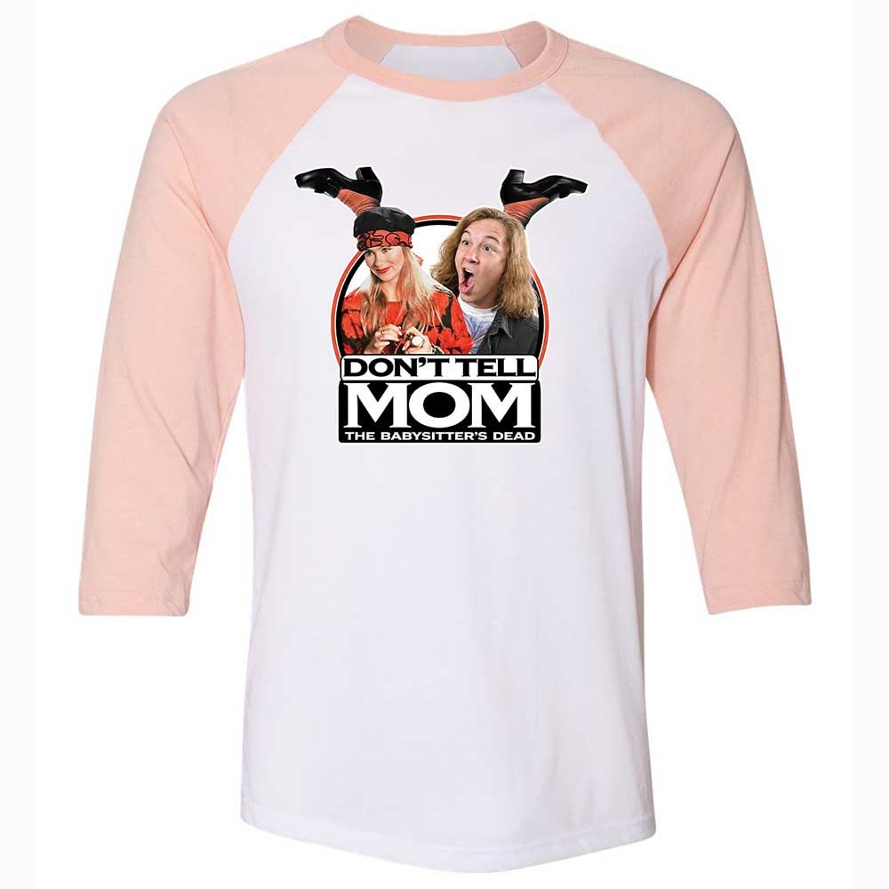 Unisex 3/4 Baseball Tee - MFTC3P26 - White/Heather Peach - 5