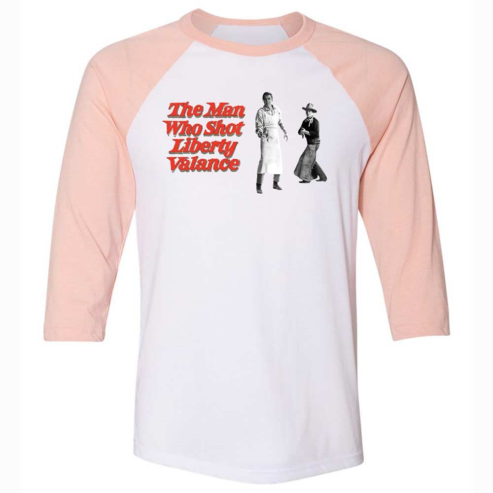 Unisex 3/4 Baseball Tee - 4QLZMX72 - White/Heather Peach - 5