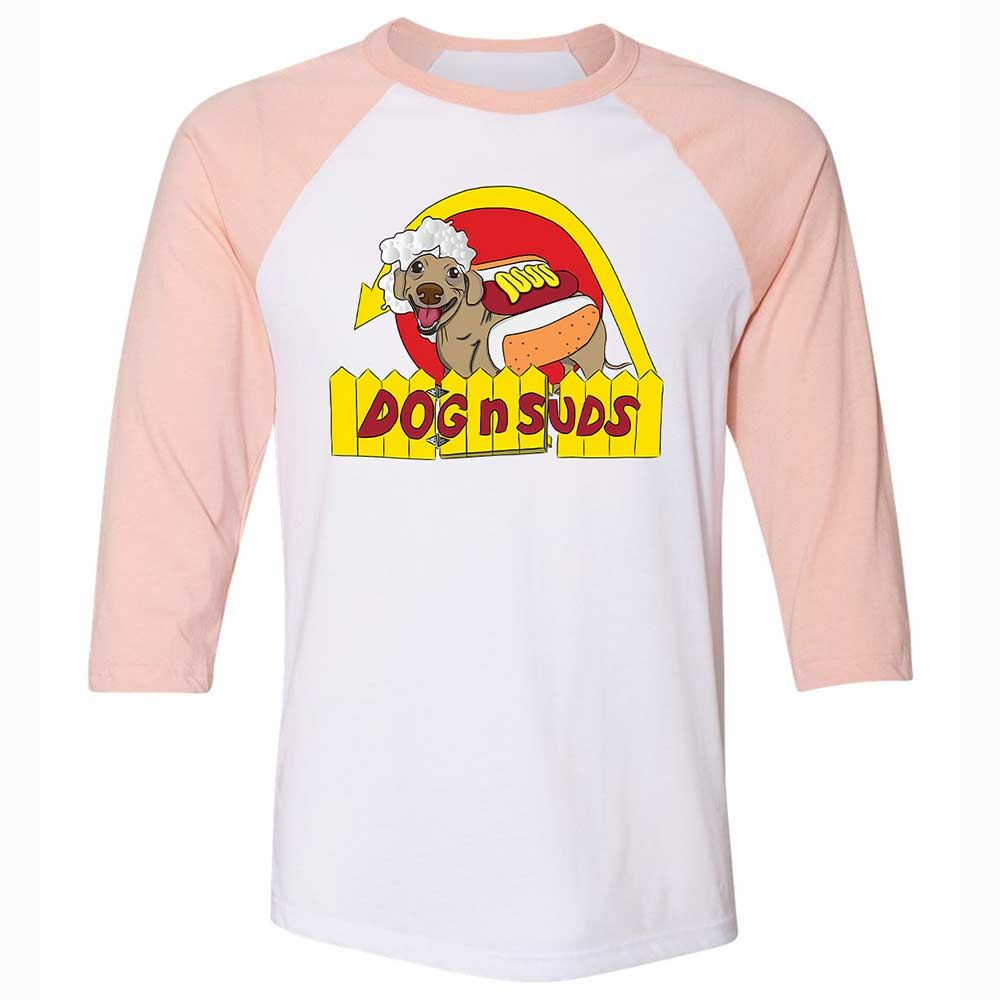 Dog n Suds Dachshund - White/Heather Peach - 5