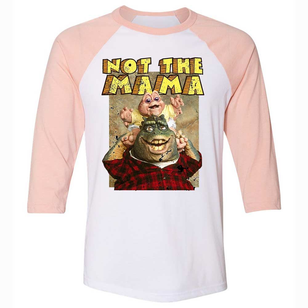 Not The Mama - White/Heather Peach - 5