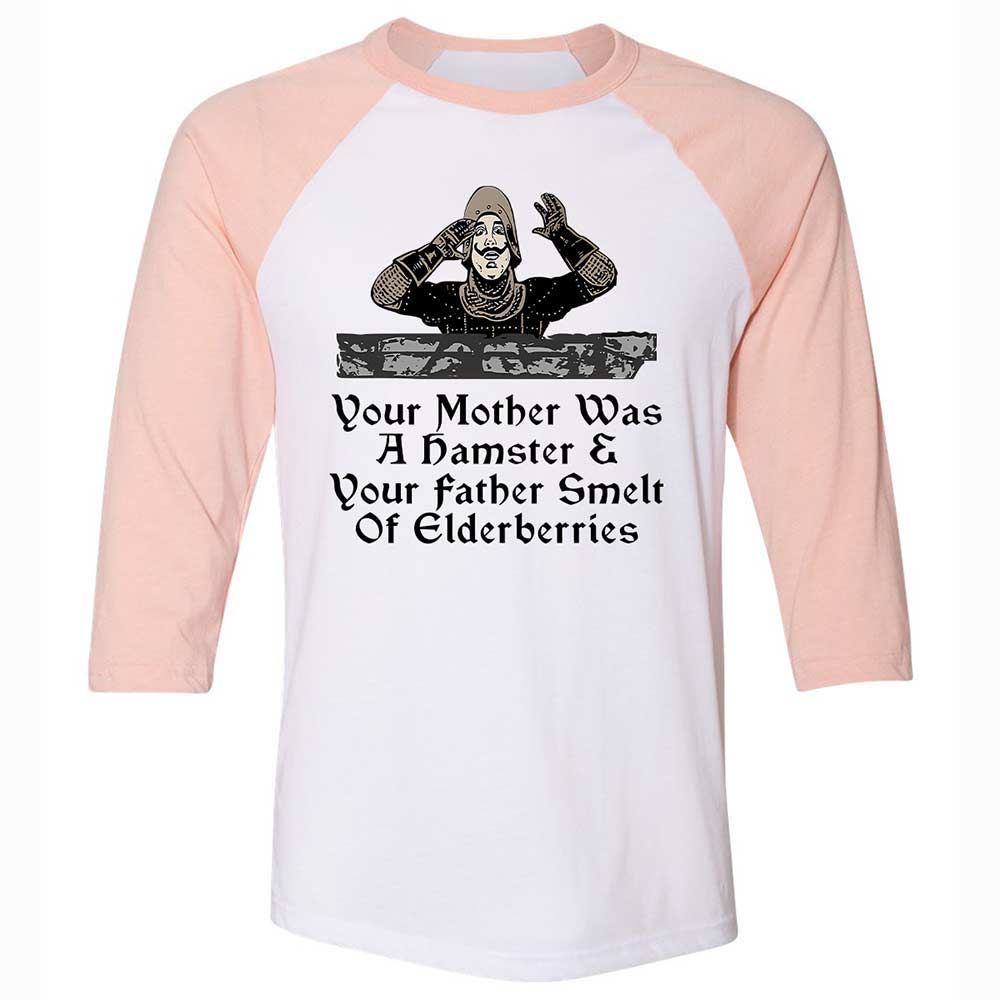 Your Mother Was A Hamster - White/Heather Peach - 5