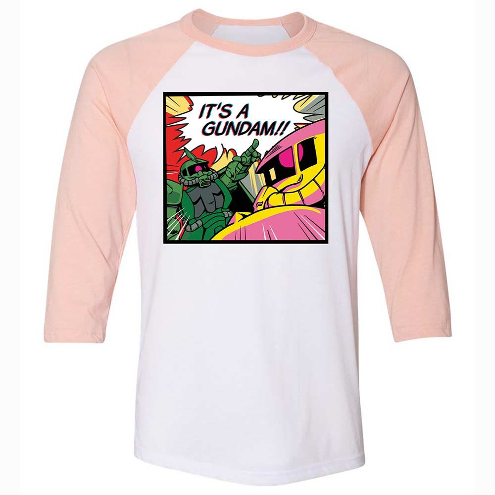 It's a Gundam - White/Heather Peach - 5