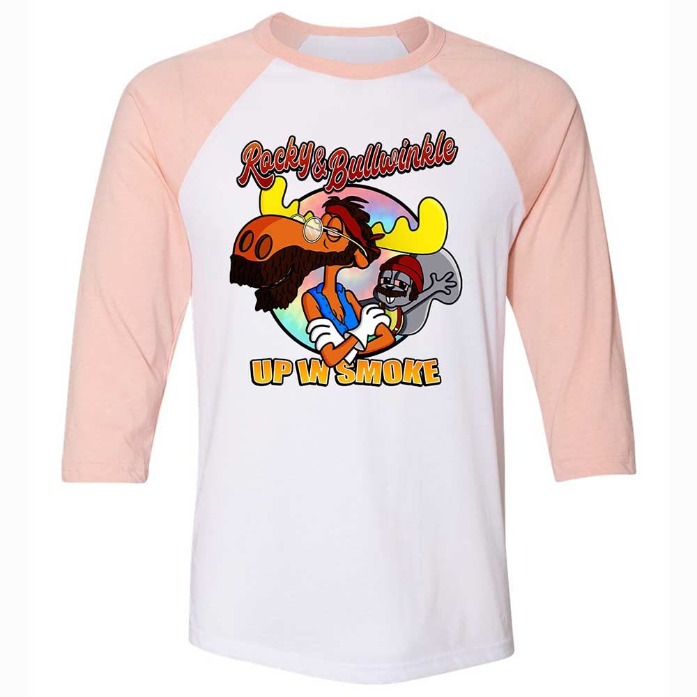 Funny Up In Smoke - White/Heather Peach - 5