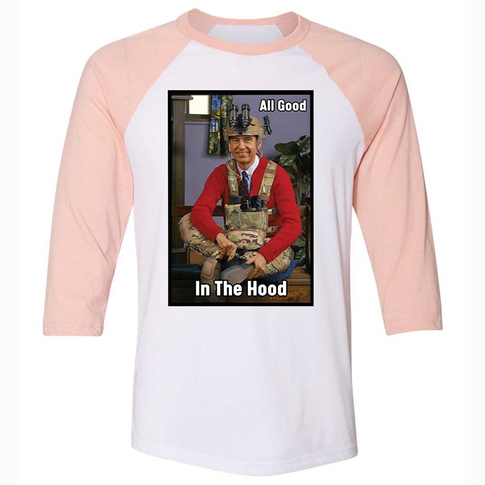All Good In The Hood - White/Heather Peach - 5