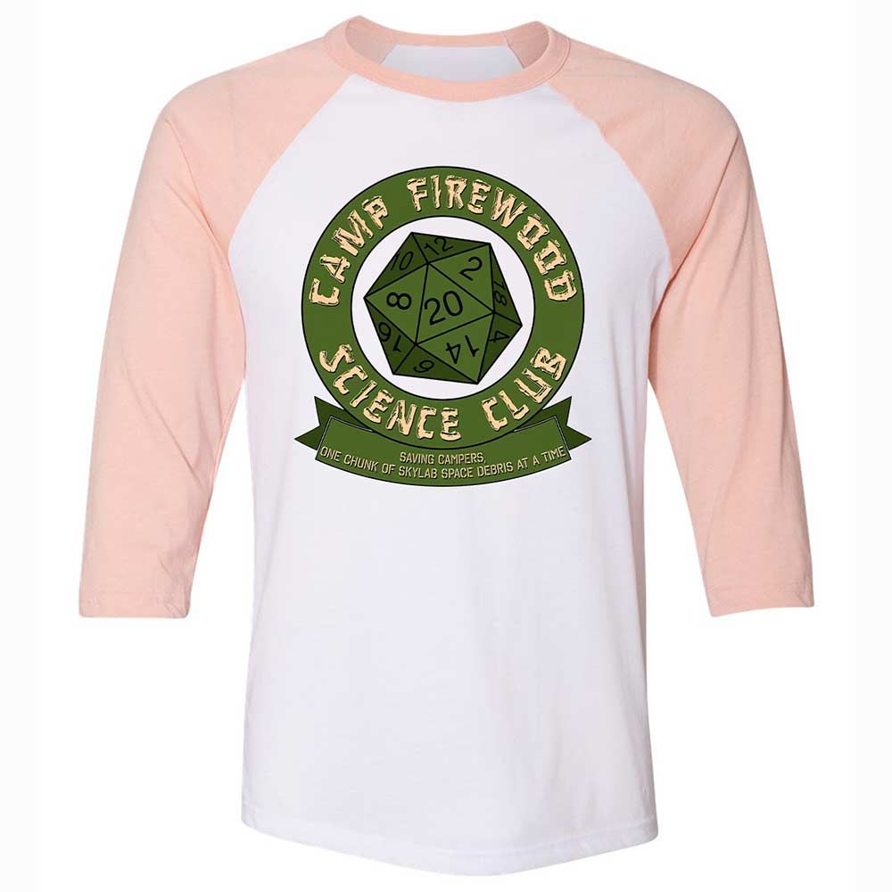 Camp Firewood Science Club - White/Heather Peach - 5