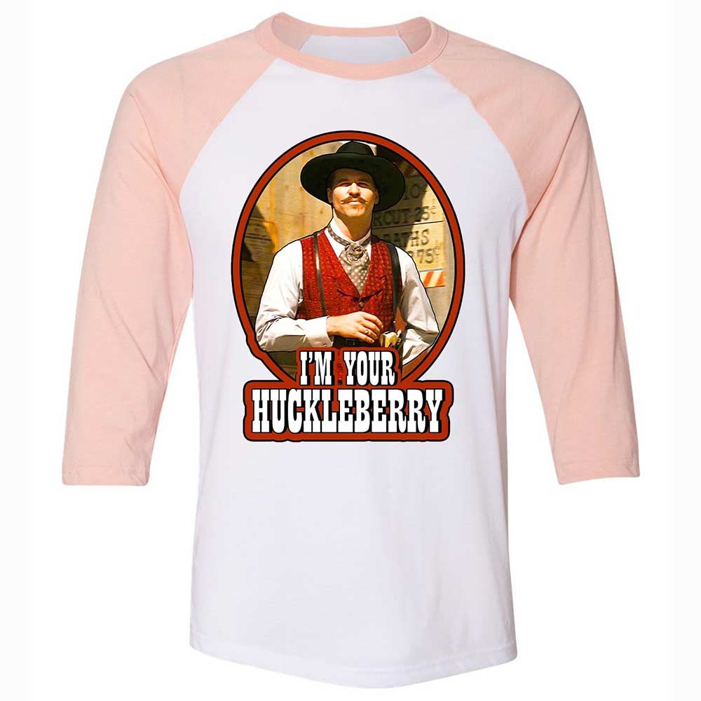 I'm Your Huckleberry - White/Heather Peach - 5