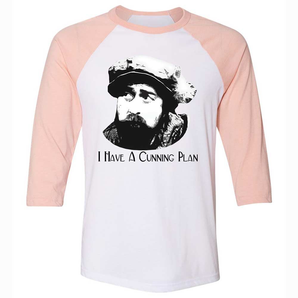 I Have A Cunning Plan - White/Heather Peach - 5