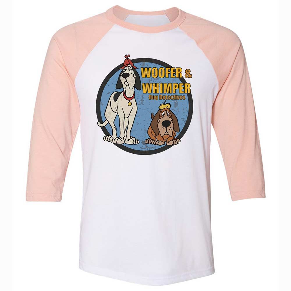 Unisex 3/4 Baseball Tee - H2915G67 - White/Heather Peach - 5