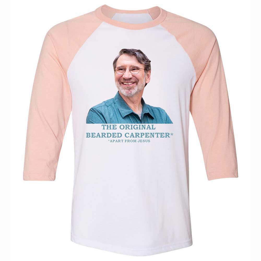 The Original Bearded Carpenter - White/Heather Peach - 5