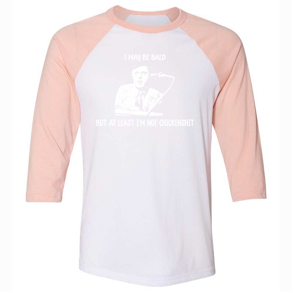 Unisex 3/4 Baseball Tee - S728VUK4 - White/Heather Peach - 5