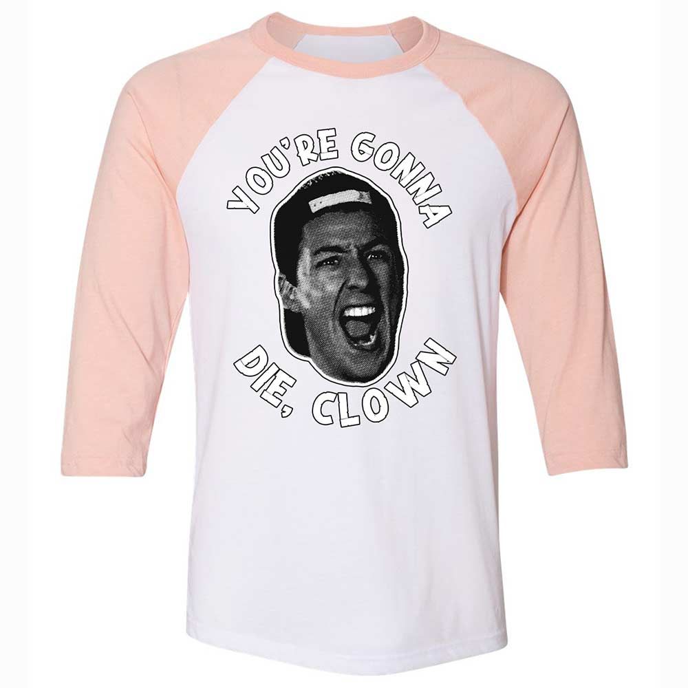 Unisex 3/4 Baseball Tee - SM6CQ2FW - White/Heather Peach - 5