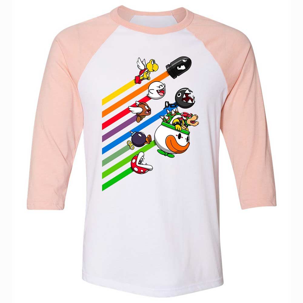 Villains Of Gaming - White/Heather Peach - 5