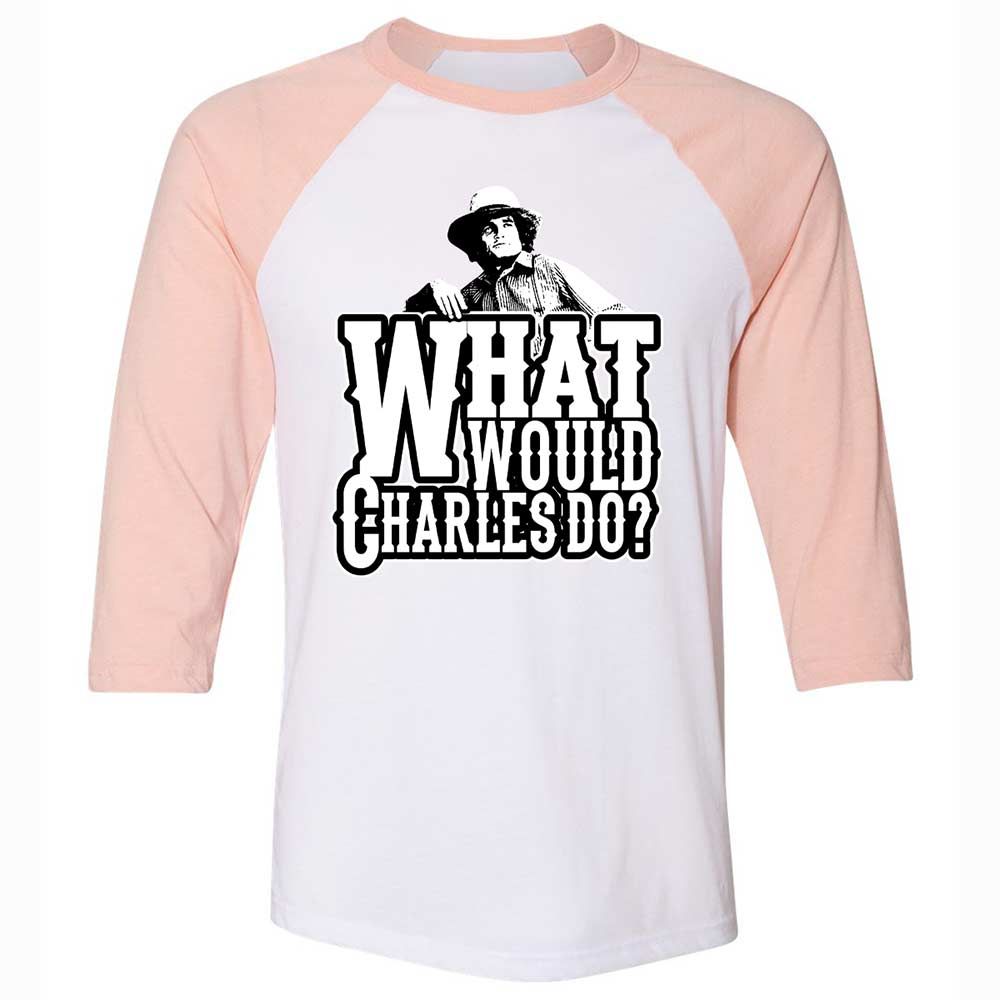 What Would Charles Do? - White/Heather Peach - 5
