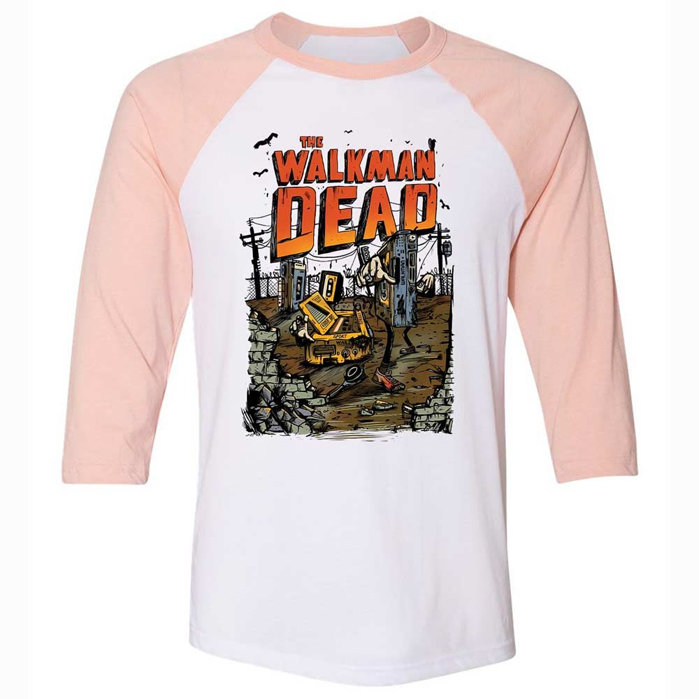 The Walkman Dead - White/Heather Peach - 5