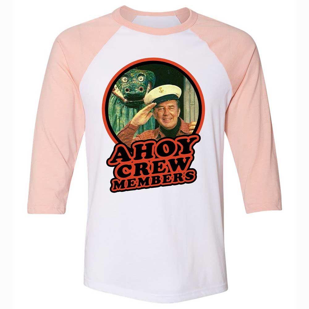 Unisex 3/4 Baseball Tee - 4USJLCKS - White/Heather Peach - 5