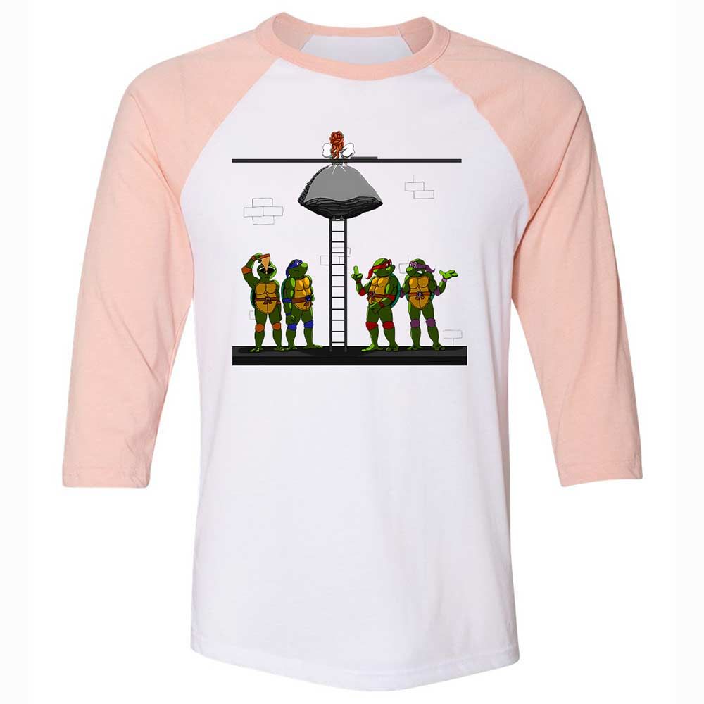 I've Been Dreaming of a Turtle's Kiss - White/Heather Peach - 5