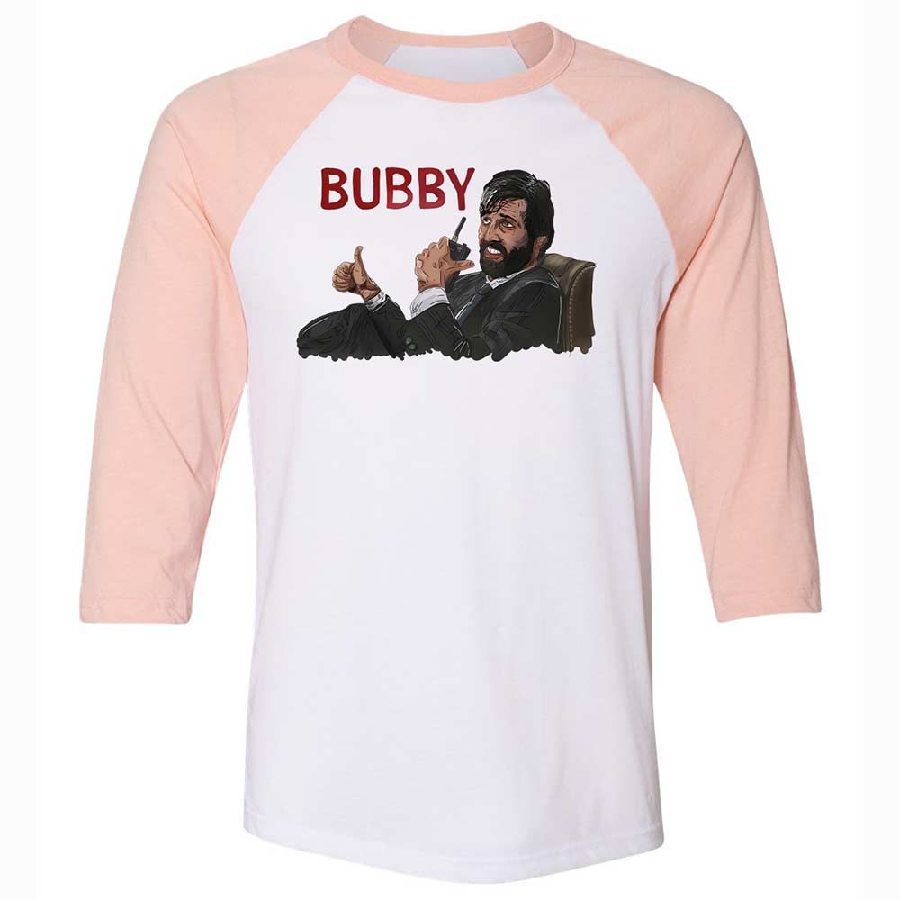 Unisex 3/4 Baseball Tee - WCCSACKY - White/Heather Peach - 5