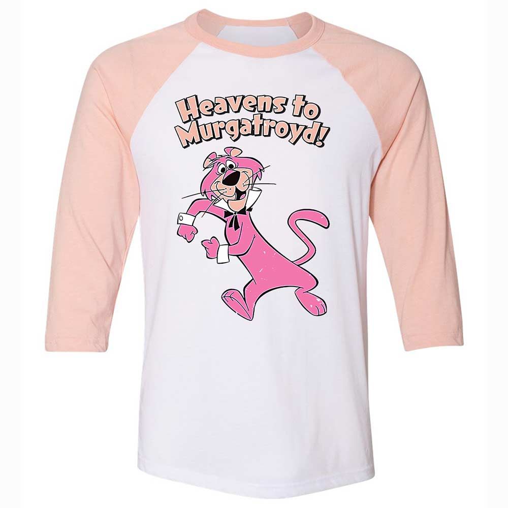 Unisex 3/4 Baseball Tee - KJEM37Z2 - White/Heather Peach - 5