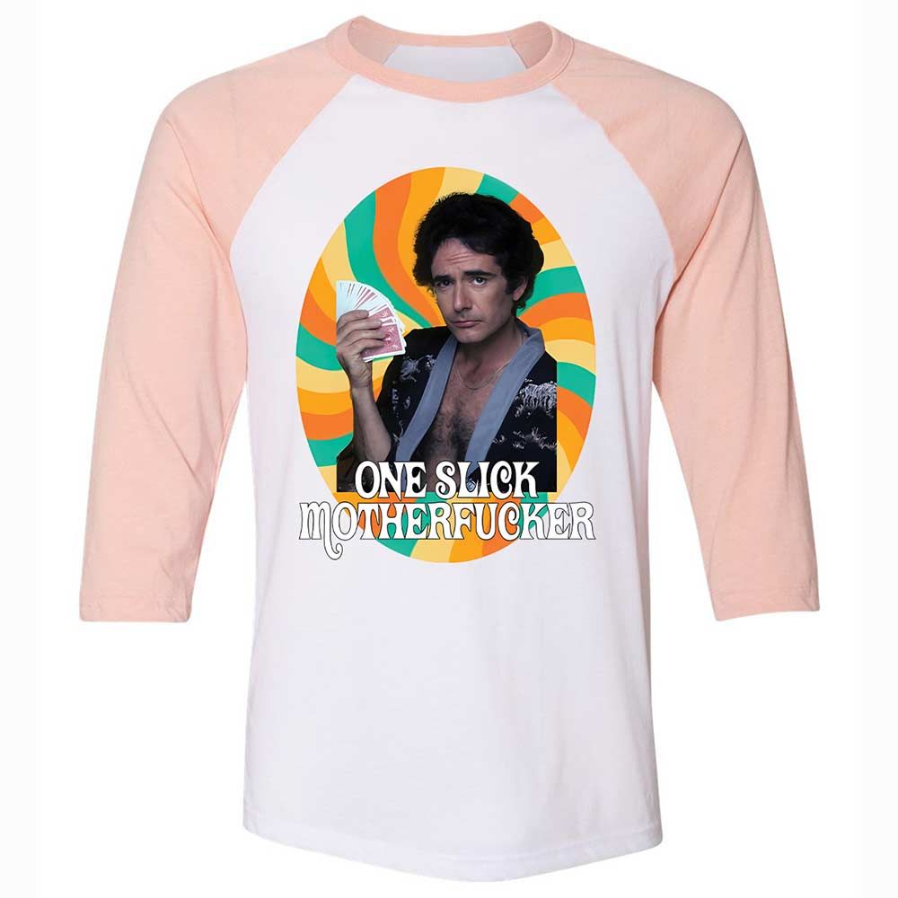 One Slick Motherfu*ker - White/Heather Peach - 5