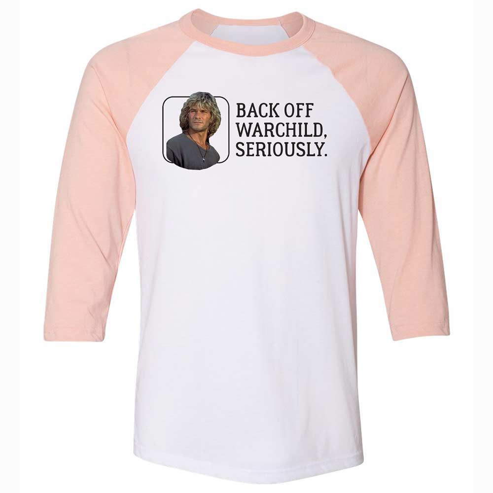 Unisex 3/4 Baseball Tee - M211MA7Q - White/Heather Peach - 5