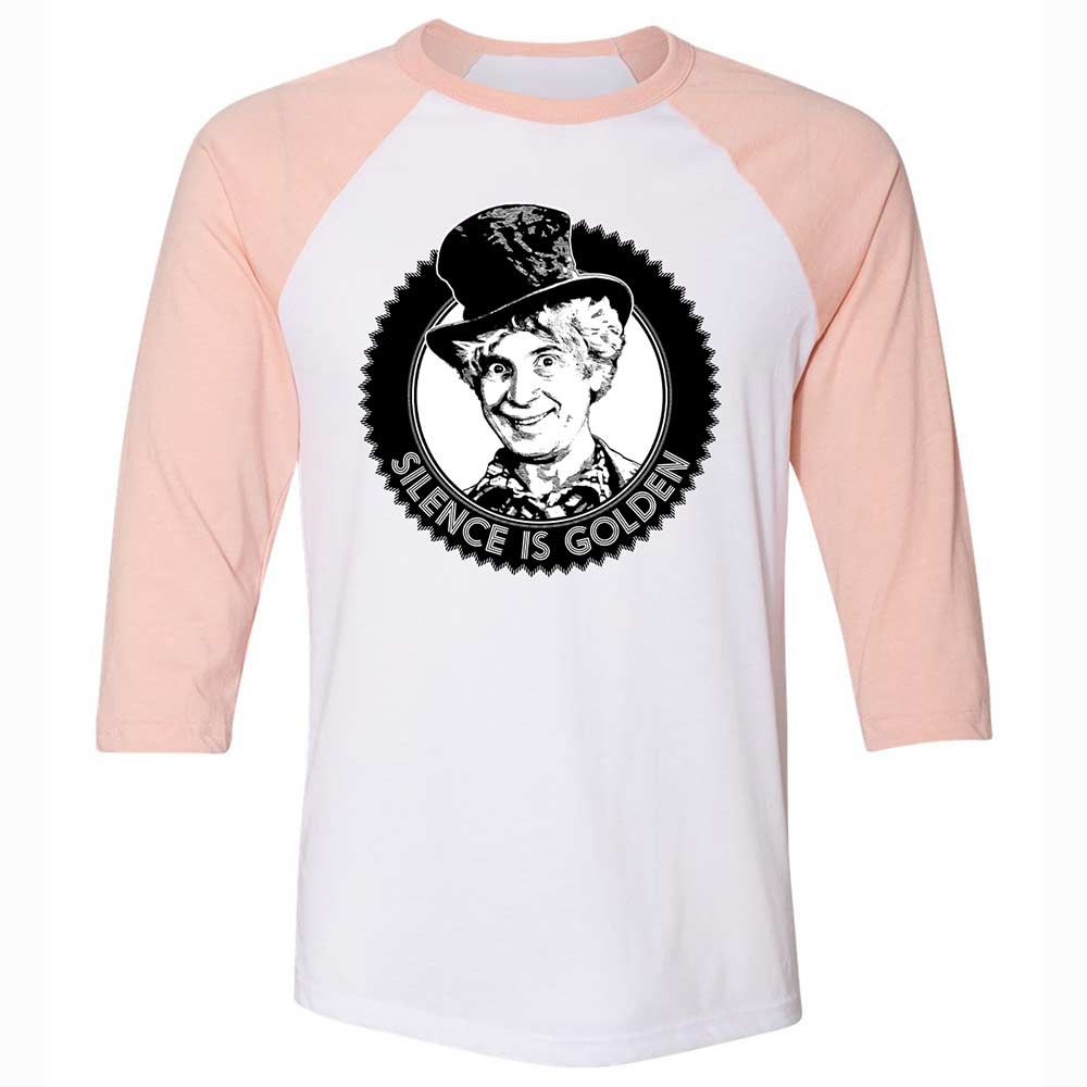 Unisex 3/4 Baseball Tee - E6H43JPJ - White/Heather Peach - 5