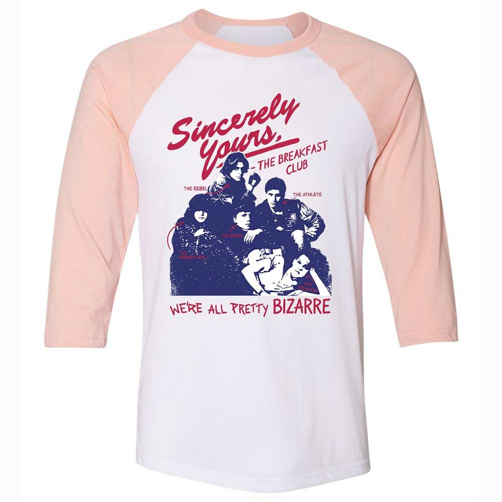 We're all pretty bizarre - White/Heather Peach - 5