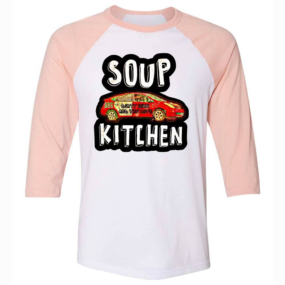 Unisex 3/4 Baseball Tee - TM68UEML - White/Heather Peach - 5