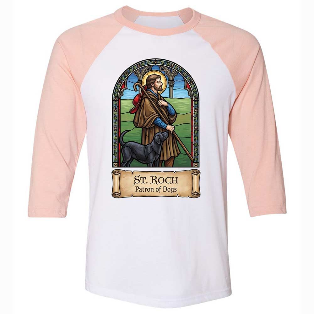 Patron of Dogs - White/Heather Peach - 5