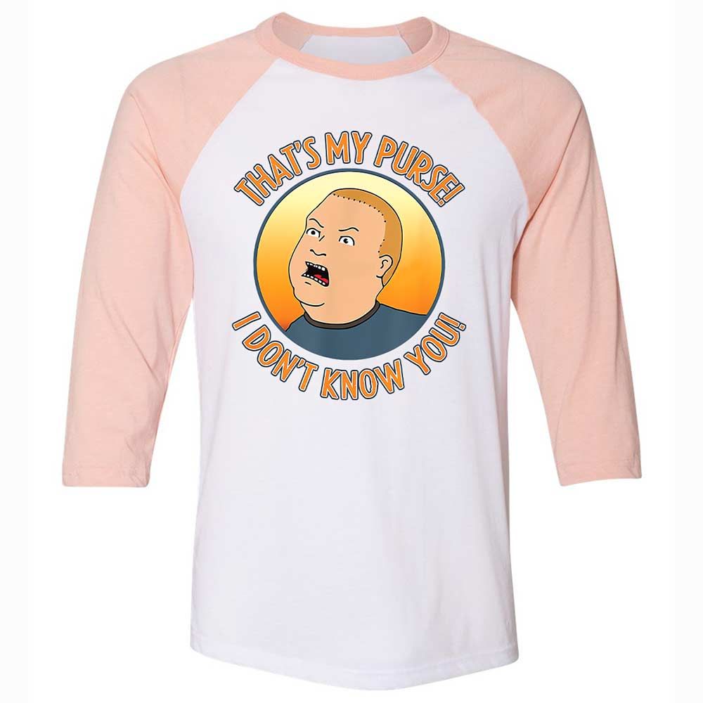 Unisex 3/4 Baseball Tee - 75NCL96N - White/Heather Peach - 5