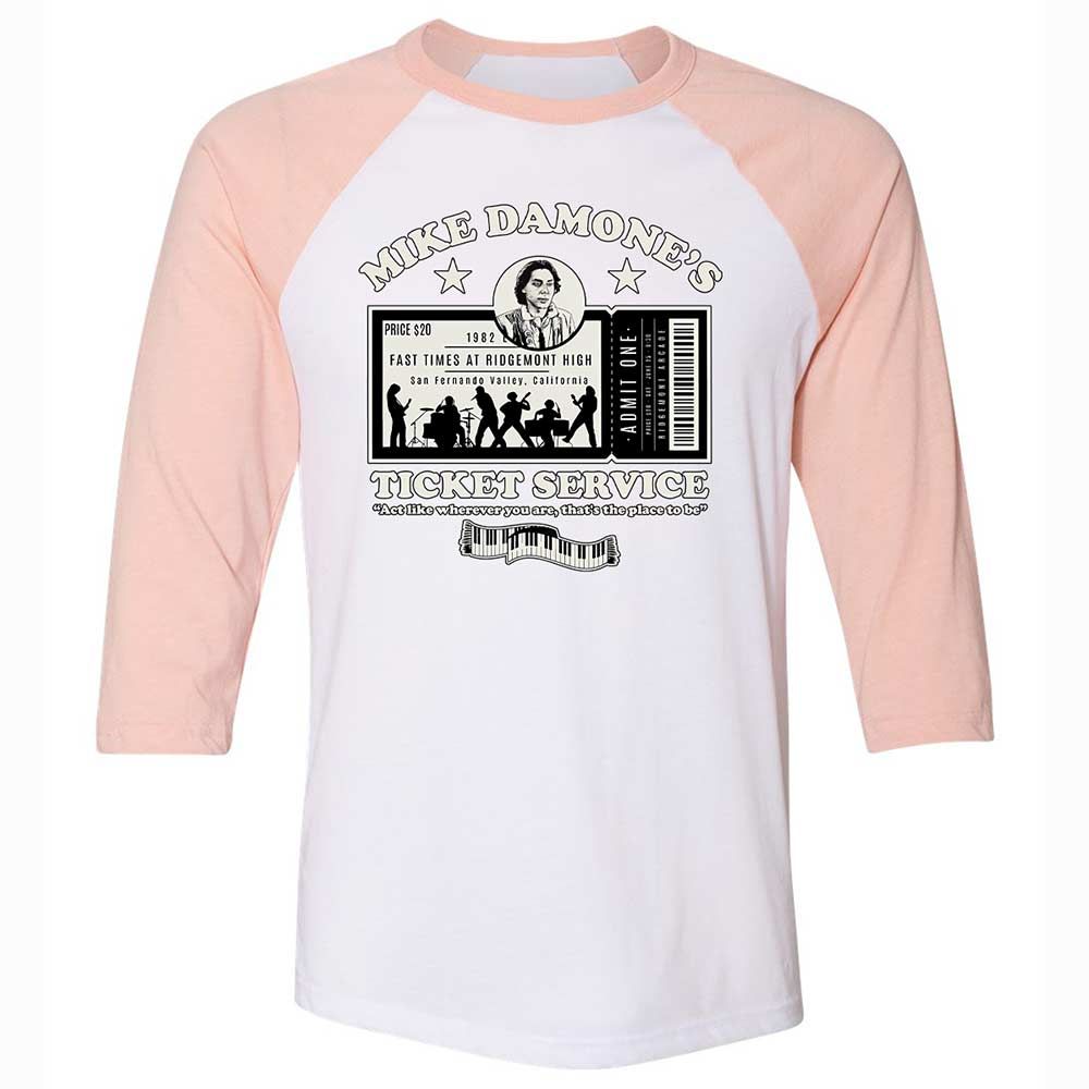 Damone's Ticket Service - White/Heather Peach - 5