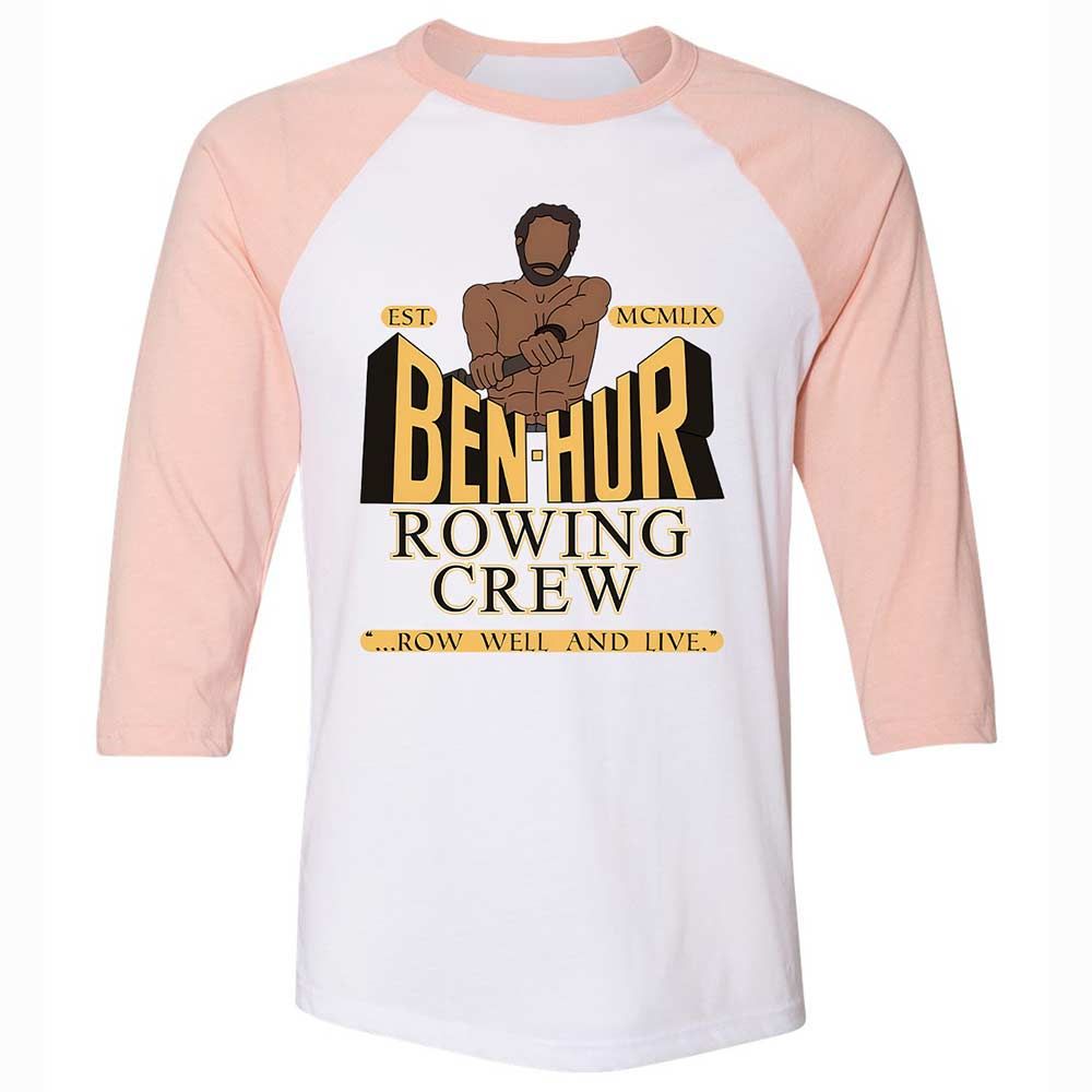 Row well and live - White/Heather Peach - 5