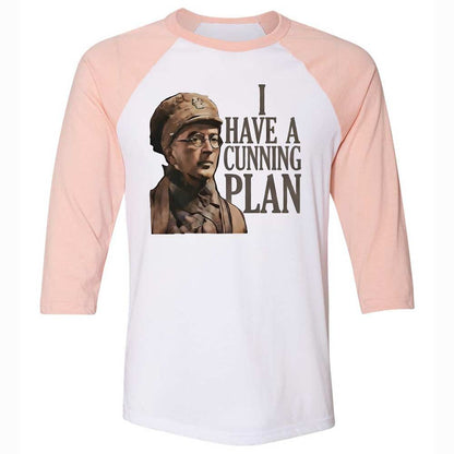 I Have A Cunning Plannn - White/Heather Peach - 5