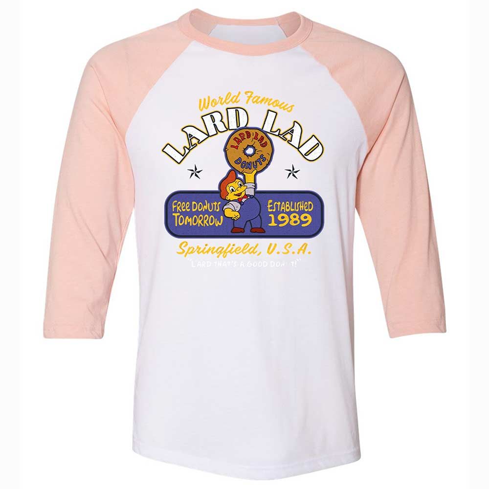 Unisex 3/4 Baseball Tee - 7GNV4PNK - White/Heather Peach - 5