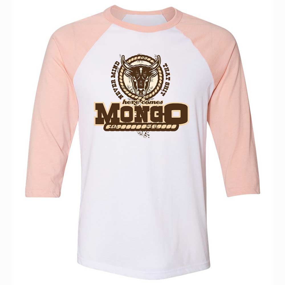 Here comes Mongo - White/Heather Peach - 5