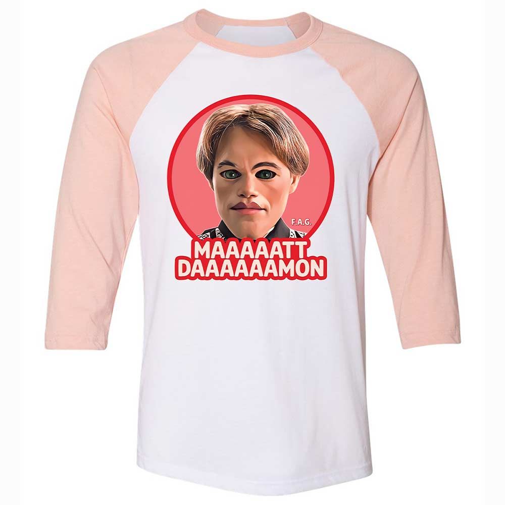 Maaaaatt Daaaaamon - White/Heather Peach - 5