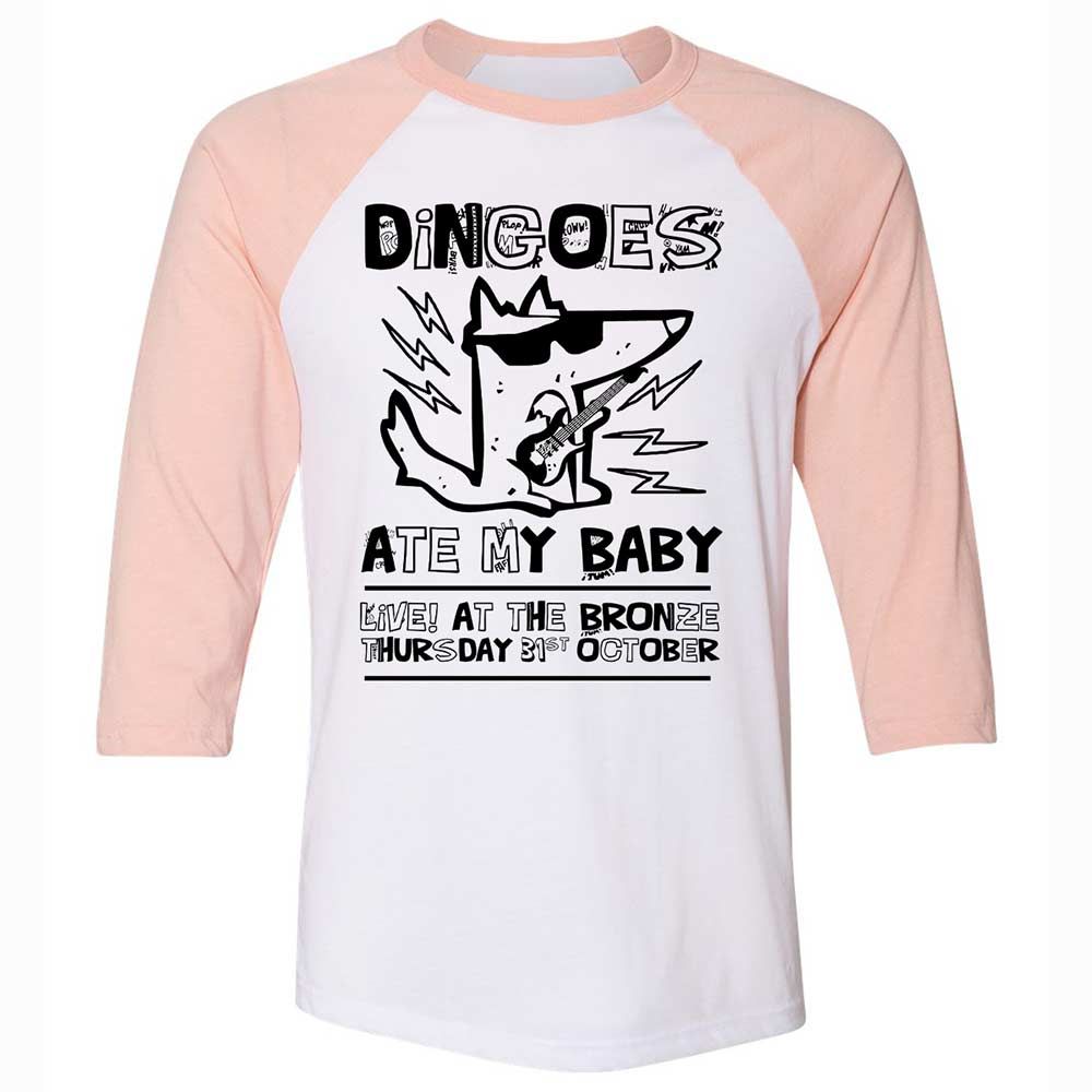Dingoes Ate My Baby - White/Heather Peach - 5