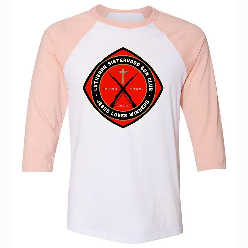 Lutheran Sisterhood Gun Club - White/Heather Peach - 5