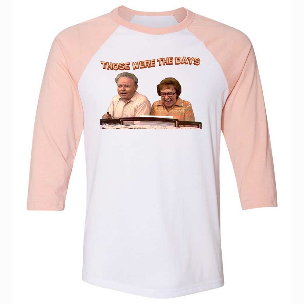 Those Were The Days - White/Heather Peach - 5
