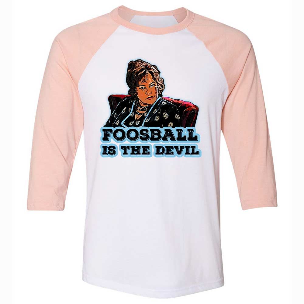 Unisex 3/4 Baseball Tee - A6UG2GMX - White/Heather Peach - 5